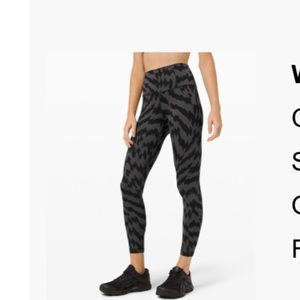 Lululemon NWT Wunder Train HR Tight 25”. Size 4